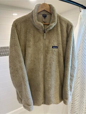 Rare Patagonia Full-Zip Sweater/Jacket in Beige